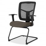 Lorell ErgoMesh Series Mesh Side Arm Guest Chair 8620286