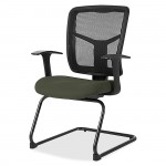 Lorell ErgoMesh Series Mesh Side Arm Guest Chair 8620267