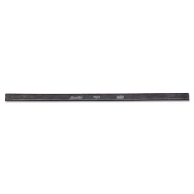 RT450 ErgoTec Replacement Squeegee Blades, 18" Wide, Black Rubber, Hard UNGRT45