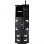 CyberPower Essential 8-Outlets Surge Suppressor 6FT Cord CSB806