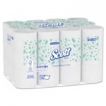 Scott Essential Coreless SRB Bathroom Tissue, Septic Safe, 2-Ply, White, 1000 Sheets/Roll, 36 Rolls/Carton KCC04007