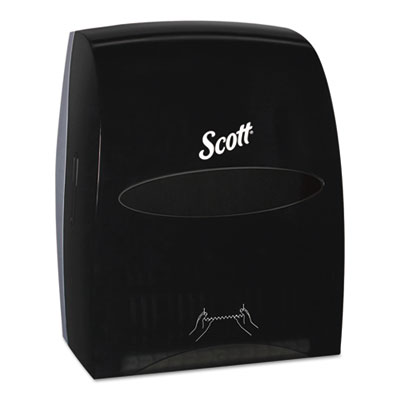 Scott Essential Manual Hard Roll Towel Dispenser, 13.06 x 11 x 16.94, Black KCC46253