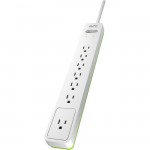 APC by Schneider Electric Essential SurgeArrest , 7 Outlets, 6 Foot Cord, 120V, White PE76W