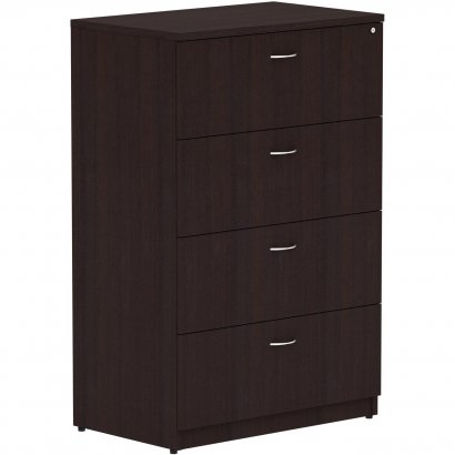 Lorell Essentials Espresso 4-drawer Lateral File 18274