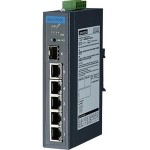 Advantech Ethernet Device, 4FE+1GE+1G SFP Unmanaged Ind. PoE Switch W/T EKI-2706E-1GFPI-AE