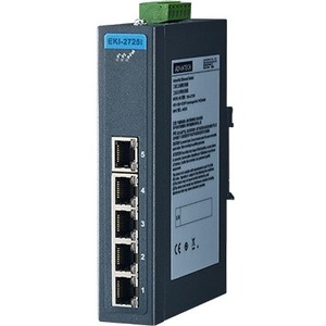 Advantech Ethernet Device, 5-port Ind. Unmanaged GbE Switch W/T EKI-2725I-CE