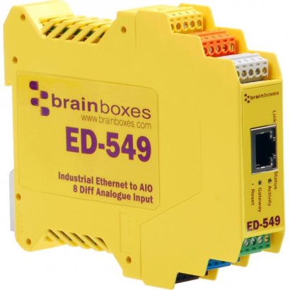 Brainboxes Ethernet to Analogue 8 Inputs ED-549
