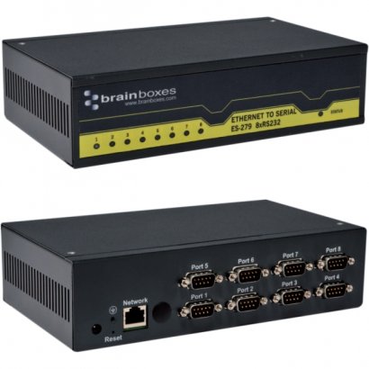 Brainboxes Ethernet To Serial Device Server ES-279