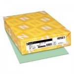 Neenah Paper Exact Index Card Stock, 110 lb, 8.5 x 11, Green, 250/Pack WAU49561