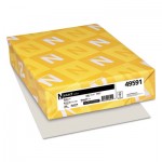 Neenah Paper Exact Index Card Stock, 110 lb, 8.5 x 11, Gray, 250/Pack WAU49591