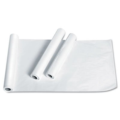 Medline Exam Table Paper, Deluxe Crepe, 21" x 125ft, White, 12 Rolls/Carton MIINON24325