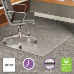 deflecto ExecuMat Intense All Day Use Chair Mat for High Pile Carpet, 46 x 60, Clear DEFCM17443F