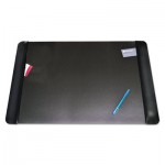 Artistic Executive Desk Pad with Leather-Like Side Panels, 36 x 20, Black AOP413861