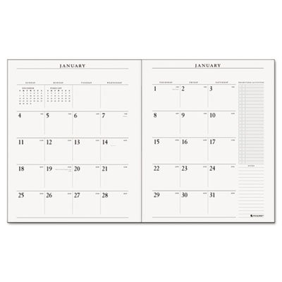 At-A-Glance 709091014 Executive Monthly Padfolio Refill, 9 x 11, White, 2016-2017 AAG7090910