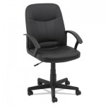 Executive Office Chair, Fixed Arched Arms, Black OIFLB4219
