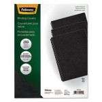 Fellowes Executive Presentation Binding System Covers, 11-1/4 x 8-3/4, Black, 200/Pack FEL52149
