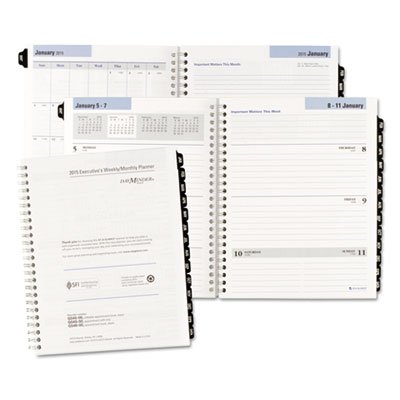 DayMinder Executive Weekly/Monthly Refill, 6 7/8 x 8 3/4, 2016 AAGG54550