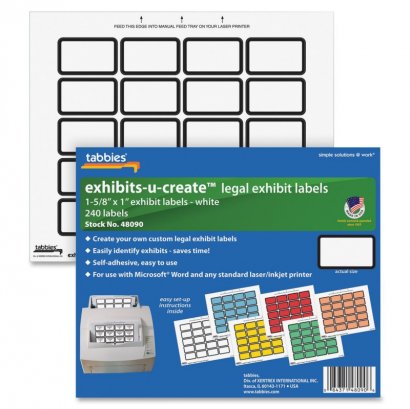 Tabbies Exhibit-U-Create Label 48090