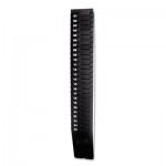 Lathem Time 257-EX Expandable Time Card Rack, 25-Pocket, Holds 7" Cards, Plastic, Black LTH257EX