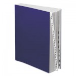 Expanding Desk File, 1-31/Jan-Dec, Letter, Acrylic-Coated Pressboard, Dark Blue PFXDDF5OX