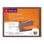 Smead Expanding File, 6 Pockets, 1/5 Tab, Redrope Printed, Letter, Redrope Printed SMD70540