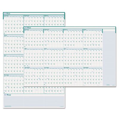 House of Doolittle Express Track Reversible/Erasable Yearly Wall Calendar, 24 x 37, 2016 HOD392