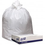 Genuine Joe Extra Heavy-duty White Trash Can Liners 4046W