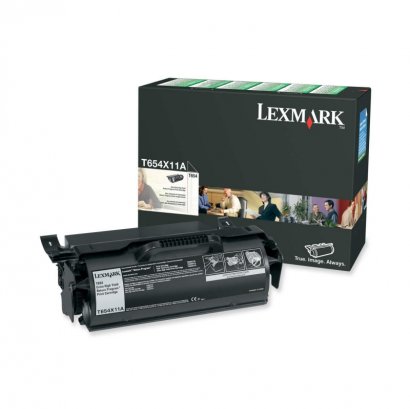 Lexmark Extra High Yield Return Program Black Toner Cartridge T654X11A