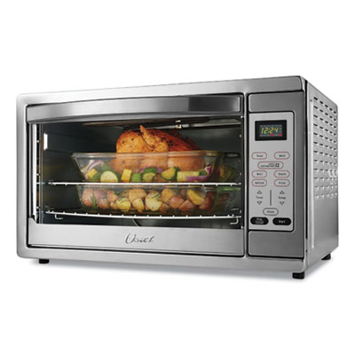 Oster Extra Large Digital Countertop Oven, 21.65 x 19.2 x 12.91, Stainless Steel OSRTSSTTVDGXL