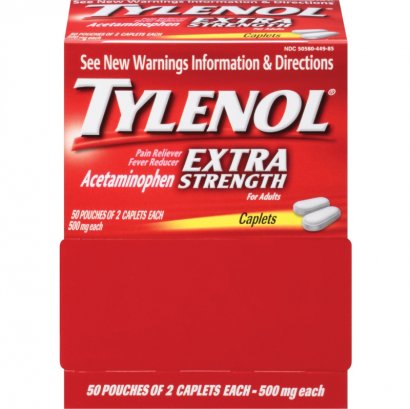 Tylenol Extra Strength Pain Caplets 44910