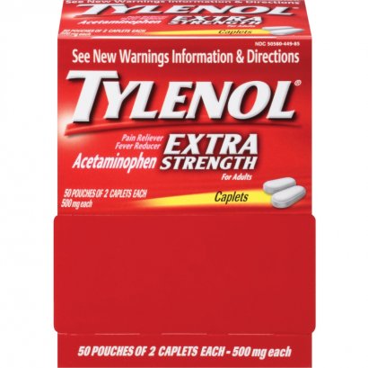 Tylenol Extra Strength Pain Caplets 44910