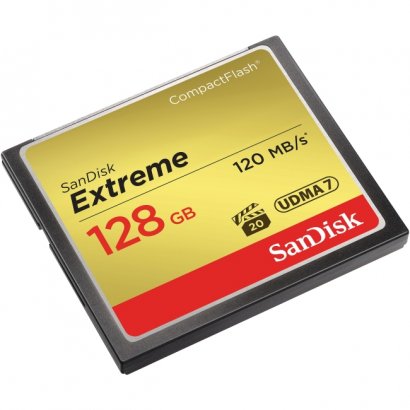 SanDisk Extreme CompactFlash Card 120MB/s - 128GB SDCFXS-128G-A46