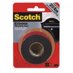 Extreme Mounting Tape, 1" x 60", Black MMM414P