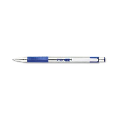 Zebra F-301 Ballpoint Retractable Pen, Blue Ink, Fine ZEB27120