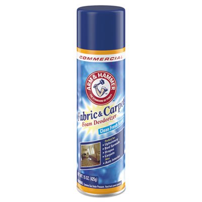 33200-00514 Fabric and Carpet Foam Deodorizer, Fresh Scent, 15 oz Aerosol, 8/Carton CDC3320000514CT