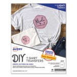 Avery Fabric Transfers, 8.5 x 11, White, 12/Pack AVE3275