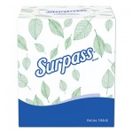 Surpass Facial Tissue, 2-Ply, White, Pop-Up Box, 110/Box, 36 Boxes/Carton KCC21320