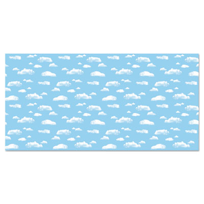 Pacon Fadeless Designs Bulletin Board Paper, Clouds, 48" x 50 ft PAC56465