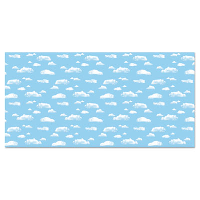Pacon Fadeless Designs Bulletin Board Paper, Clouds, 48" x 50 ft PAC56465