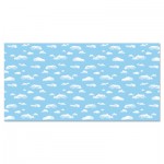 Pacon Fadeless Designs Bulletin Board Paper, Clouds, 48" x 50 ft PAC56465