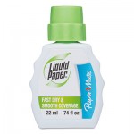 Paper Mate Liquid Paper Fast Dry Correction Fluid, 22 ml Bottle, White, 1/Dozen PAP5640115