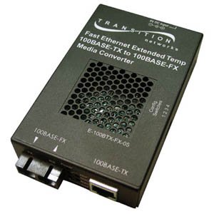 Transition Networks E-100BTX-FX-05(SCHT) Fast Ethernet Media Converter E100BTXFX05(SCHT)NA