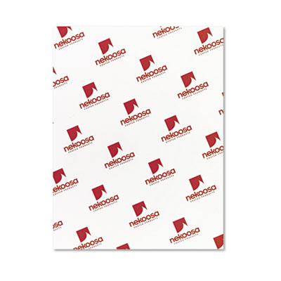 Nekoosa Fast Pack Digital Carbonless Paper, 1-Part, 8.5 x 11, White, 500 Sheets/Ream, 5 Reams/Carton NEK17393