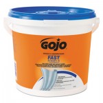 GOJ 6298 FAST TOWELS Hand Cleaning Towels, 7 3/4 x 11, 130/Bucket, 4 Buckets/Carton GOJ6298