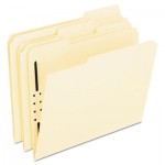 Pendaflex Fastener Folders, 1 Fastener, 1/3 Cut Tabs, Letter, Manila, 50/Box PFXFM210