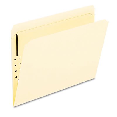 Pendaflex Fastener Folders, 1 Fastener, Straight Tab, Letter, Manila, 50/Box PFXFM211