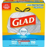 Glad Febreze Fresh Talll Kitchen Drawstring Bags 78563