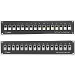 Feed-Through 24 Port Cat 5e Network Patch Panel JPM804A-R2