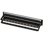 Feed-Through 24 Port Cat 5e Network Patch Panel JPM808A-R2