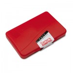 Carter's Felt Stamp Pad, 4 1/4 x 2 3/4, Red AVE21071